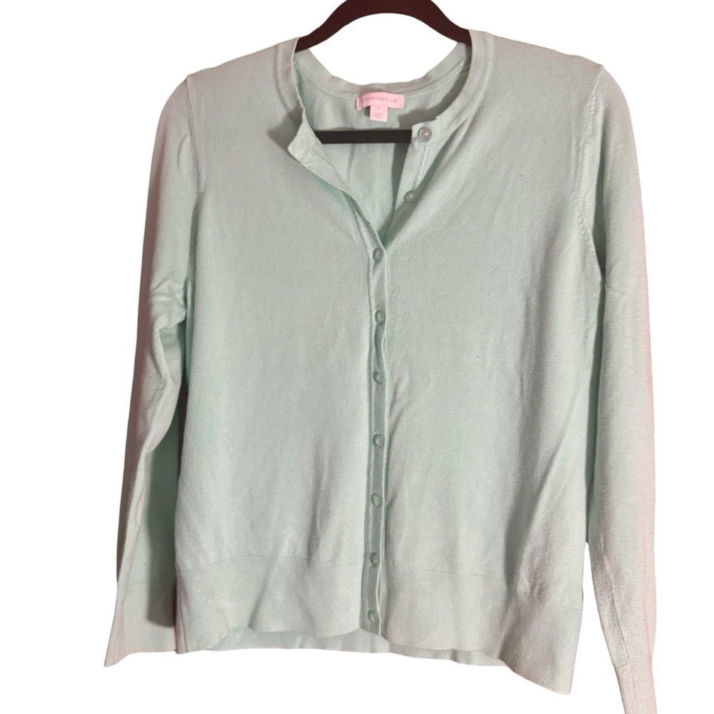 Charter Club Light Green Sweater